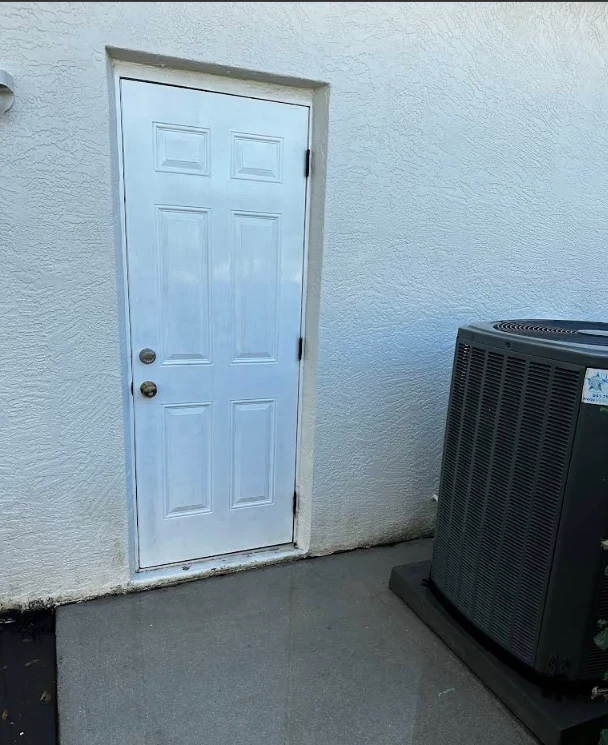 Home exterior after cleaning